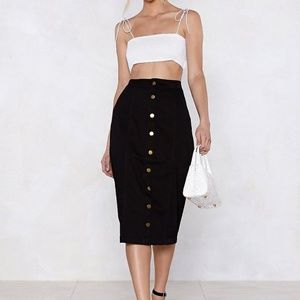Nasty Gal Denim Skirt